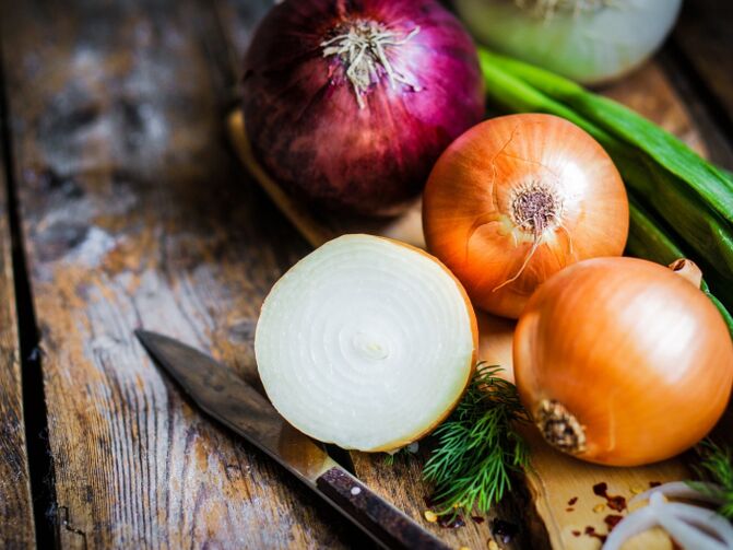 Onions for prostatitis