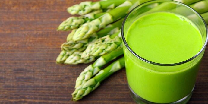 Asparagus juice for prostatitis