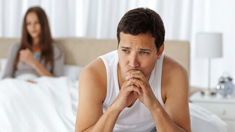 Men's bed problems due to prostatitis
